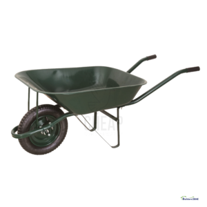 DARK GREEN WHEELBARROW